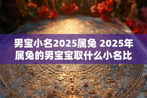 男宝小名2025属兔 2025年属兔的男宝宝取什么小名比较好