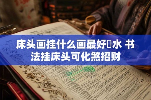 床头画挂什么画最好風水 书法挂床头可化煞招财