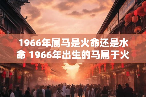 1966年属马是火命还是水命 1966年出生的马属于火命或水命