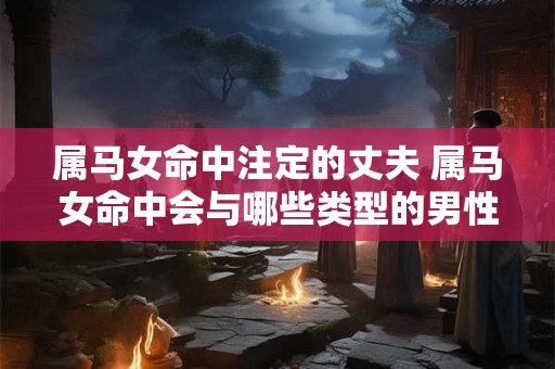 属马女命中注定的丈夫 属马女命中会与哪些类型的男性成为注定的丈夫