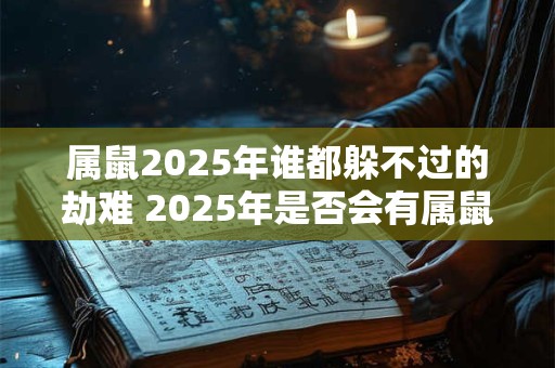 属鼠2025年谁都躲不过的劫难 2025年是否会有属鼠人躲不过的劫难