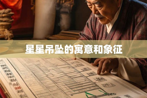 星星吊坠的寓意和象征