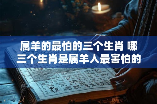 属羊的最怕的三个生肖 哪三个生肖是属羊人最害怕的