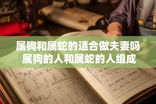 属狗和属蛇的适合做夫妻吗 属狗的人和属蛇的人组成的婚姻是否合适