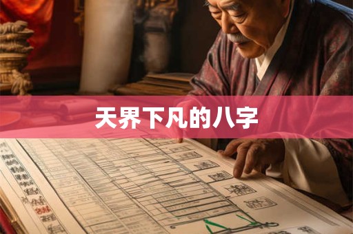 天界下凡的八字