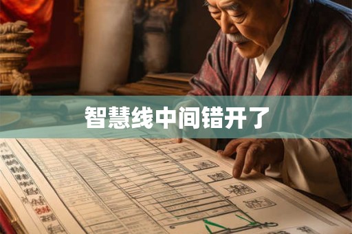 智慧线中间错开了