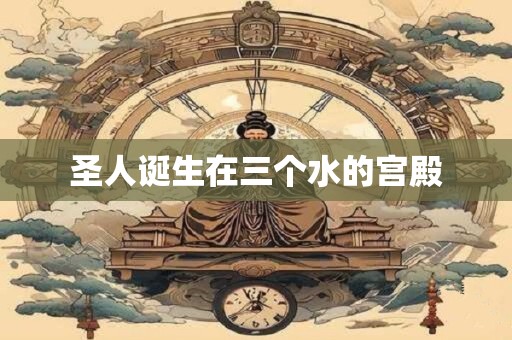 圣人诞生在三个水的宫殿