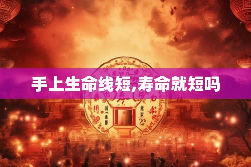 手上生命线短,寿命就短吗