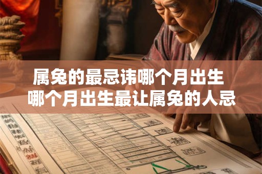 属兔的最忌讳哪个月出生 哪个月出生最让属兔的人忌讳