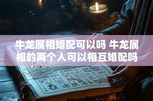 牛龙属相婚配可以吗 牛龙属相的两个人可以相互婚配吗