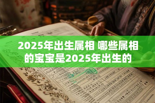 2025年出生属相 哪些属相的宝宝是2025年出生的