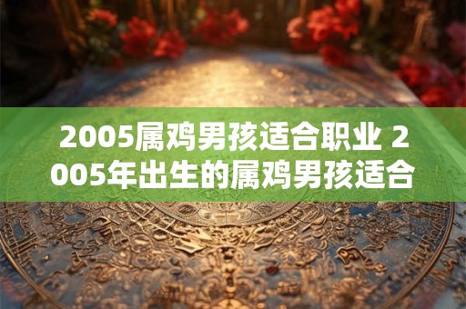 2005属鸡男孩适合职业 2005年出生的属鸡男孩适合从事哪些职业