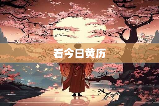 看今日黄历