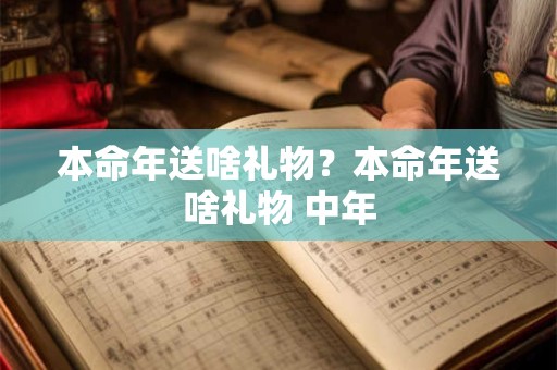 本命年送啥礼物？本命年送啥礼物 中年