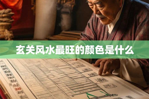 玄关风水最旺的颜色是什么