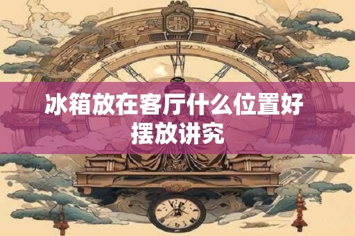 冰箱放在客厅什么位置好 摆放讲究