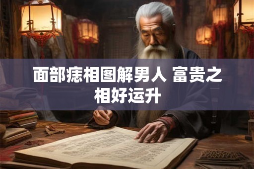 面部痣相图解男人 富贵之相好运升