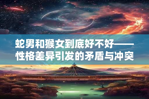 蛇男和猴女到底好不好——性格差异引发的矛盾与冲突