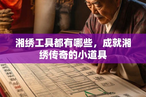 湘绣工具都有哪些，成就湘绣传奇的小道具