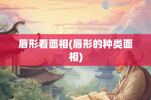 唇形看面相(唇形的种类面相)