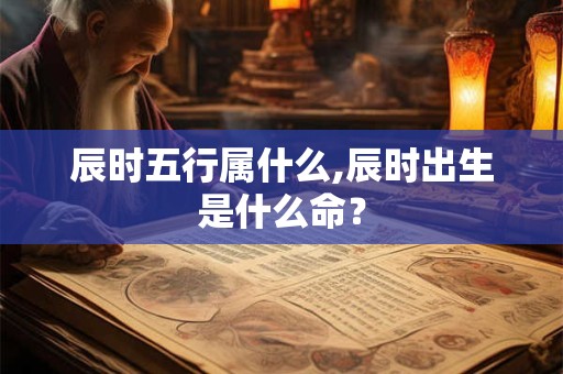 辰时五行属什么,辰时出生是什么命？