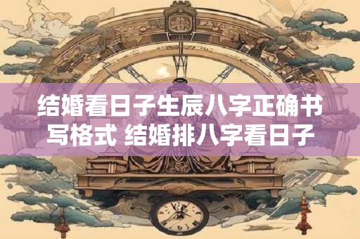 结婚看日子生辰八字正确书写格式 结婚排八字看日子