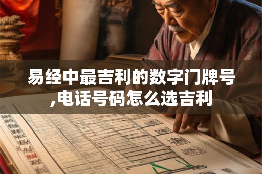 易经中最吉利的数字门牌号,电话号码怎么选吉利