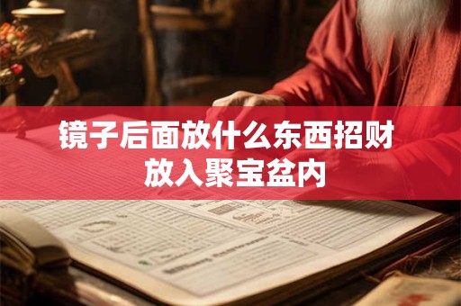镜子后面放什么东西招财  放入聚宝盆内