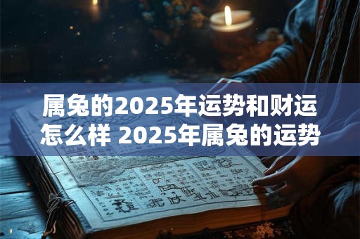 属兔的2025年运势和财运怎么样 2025年属兔的运势和财运如何