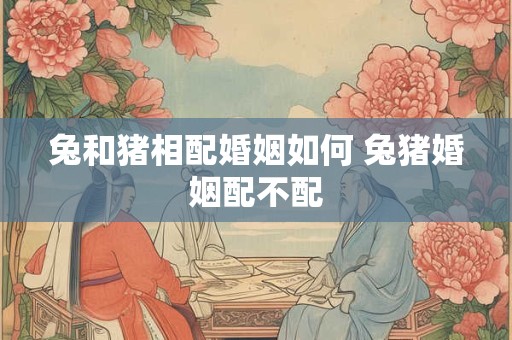 兔和猪相配婚姻如何 兔猪婚姻配不配