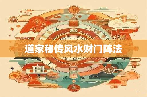 道家秘传风水财门阵法