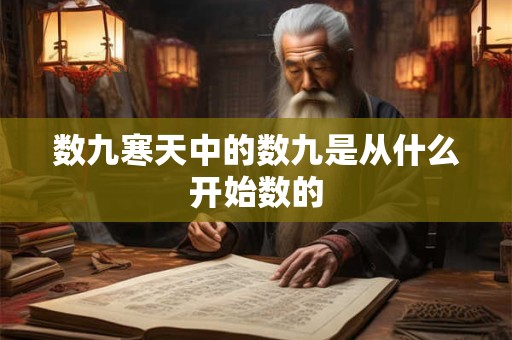 数九寒天中的数九是从什么开始数的