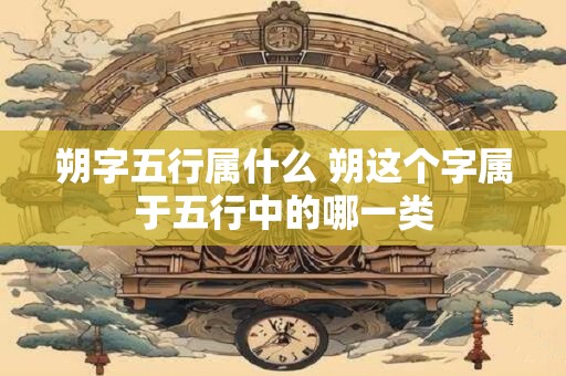 朔字五行属什么 朔这个字属于五行中的哪一类