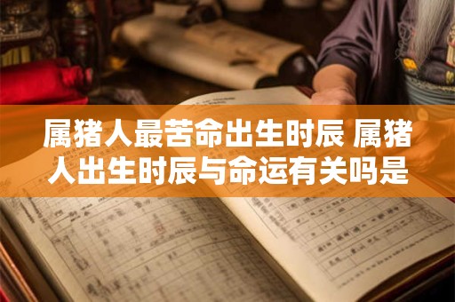 属猪人最苦命出生时辰 属猪人出生时辰与命运有关吗是否最苦命