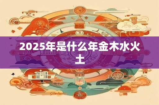 2025年是什么年金木水火土