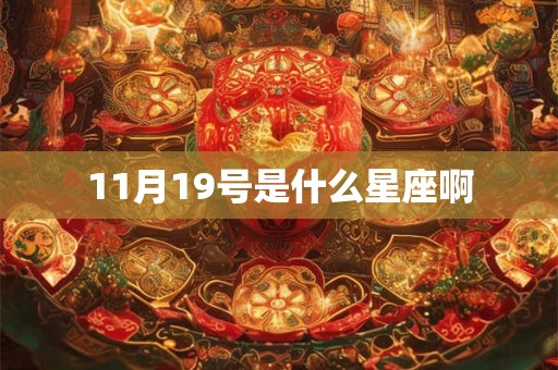 11月19号是什么星座啊