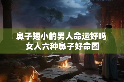 鼻子短小的男人命运好吗 女人六种鼻子好命图
