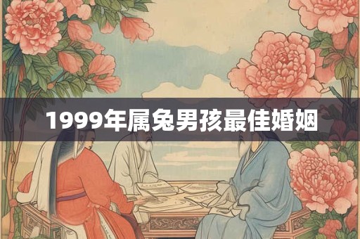 1999年属兔男孩最佳婚姻