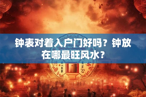钟表对着入户门好吗？钟放在哪最旺风水？