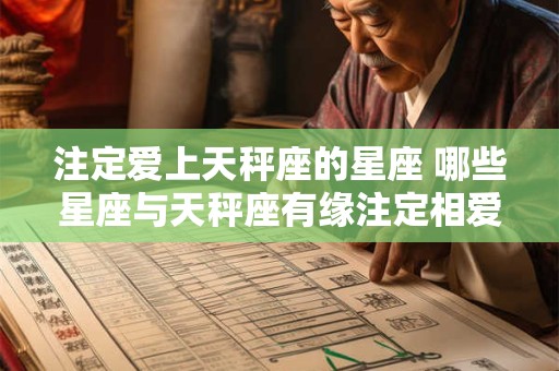 注定爱上天秤座的星座 哪些星座与天秤座有缘注定相爱