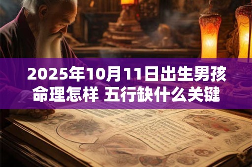 2025年10月11日出生男孩命理怎样 五行缺什么关键信息