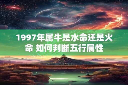 1997年属牛是水命还是火命 如何判断五行属性