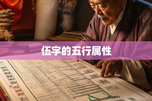 伍字的五行属性