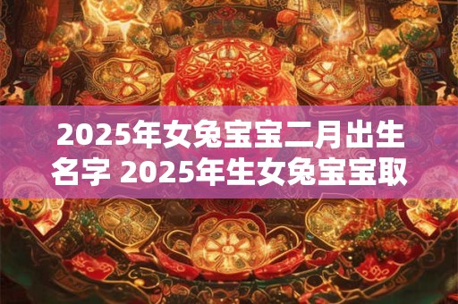 2025年女兔宝宝二月出生名字 2025年生女兔宝宝取什么名字