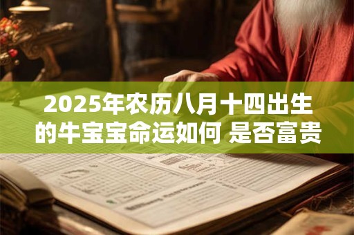 2025年农历八月十四出生的牛宝宝命运如何 是否富贵双全