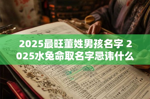 2025最旺董姓男孩名字 2025水兔命取名字忌讳什么