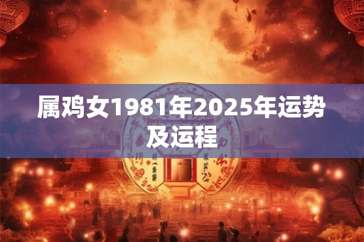 属鸡女1981年2025年运势及运程