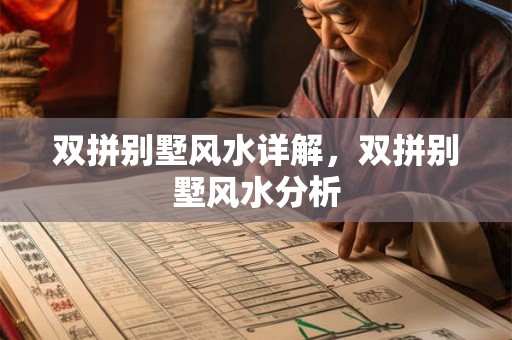 双拼别墅风水详解，双拼别墅风水分析