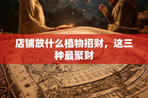 店铺放什么植物招财，这三种最聚财