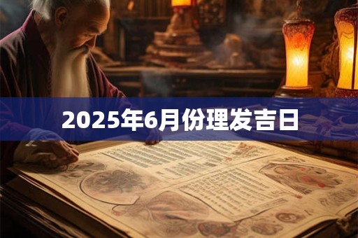 2025年6月份理发吉日